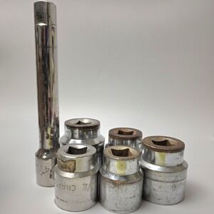 Used 3/4" Drive Shallow Sockets & 8" 3/4" Drive Extension SEE PICTURES #0722